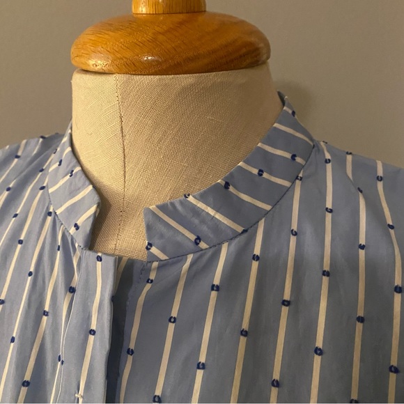 Ammara Maya long sleeve button down cotton structured blouse slouchy sleeves - Picture 16 of 16